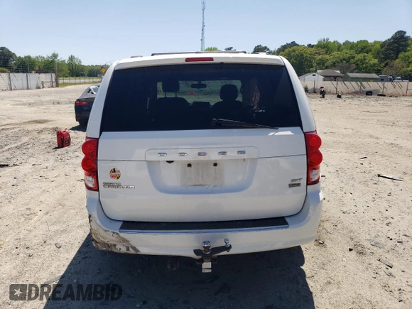 2017 Dodge Grand Caravan SXT with VIN 2C4RDGCG5HR858871, listed as a Copart auction lot 54545545 with Not Provided miles and Salvage Title. Bid and sale history available at DreamBid. Image 6.