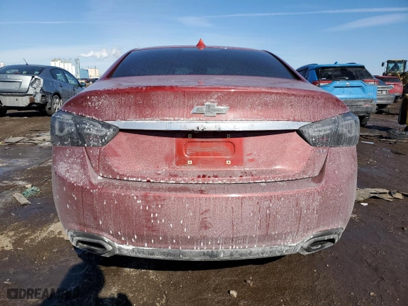 2014 Chevrolet Impala LTZ with VIN 2G1155S36E9184506, listed as a Copart auction lot 46312855 with 157,164 mi miles and Salvage Title. Bid and sale history available at carsss.com. Image 6.