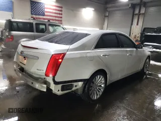 2015 Cadillac CTS Luxury AWD with VIN 1G6AX5SX4F0114053, listed as a Copart auction lot 45485935 with 61,272 mi miles and Salvage title. Bid and sale history available at DreamBid. Image 3.