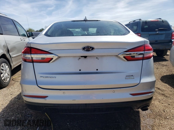 2019 Ford Fusion SEL with VIN 3FA6P0CD5KR253148, listed as a Copart auction lot 50367674 with 44,718 mi miles and Salvage Title. Bid and sale history available at carsss.com. Image 6.