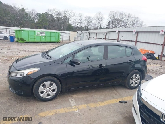 2017 Kia Forte5 LX with VIN KNAFK5A81H5719100, listed as a IAAI auction lot 41192524 with NaN miles. Bid and sale history available at carsss.com. Image 14.