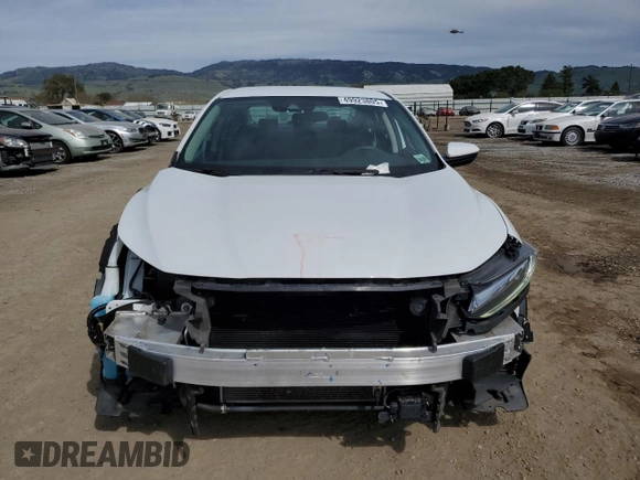 2020 Honda Insight EX with VIN 19XZE4F54LE000758, listed as a Copart auction lot 49923805 with 76,483 mi miles and Salvage Title. Bid and sale history available at carsss.com. Image 5.