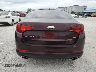 2013 Kia Optima LX with VIN 5XXGM4A76DG139737, listed as a Copart auction lot 80865254 with 141,848 mi miles and Clean Title. Bid and sale history available at DreamBid. Image 6.