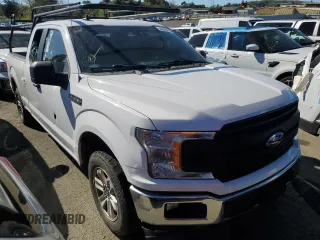 2020 Ford F-150 XL with VIN 1FTEX1CB7LKD33339, listed as a Copart auction lot 48669855 with 101,027 mi miles and Salvage title. Bid and sale history available at DreamBid. Image 4.