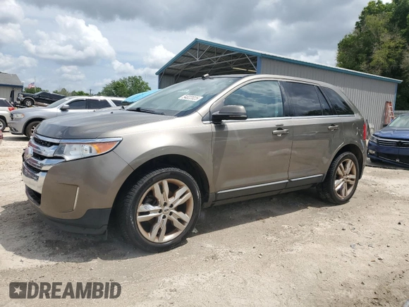 2013 Ford Edge Limited with VIN 2FMDK3KC5DBB47712, listed as a Copart auction lot 54022025 with 114,643 mi miles and Salvage Title. Bid and sale history available at carsss.com. Image 1.
