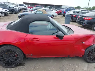 2017 Mazda MX-5 Miata Club with VIN JM1NDAC73H0121187, listed as a IAAI auction lot 41990611 with 19,158 mi miles and . Bid and sale history available at DreamBid. Image 14.
