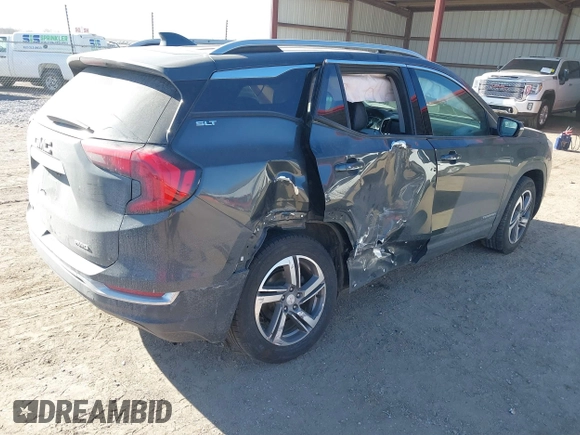 2020 GMC Terrain SLT with VIN 3GKALVEV6LL203001, listed as a IAAI auction lot 41434657 with 129,530 mi miles. Bid and sale history available at carsss.com. Image 4.