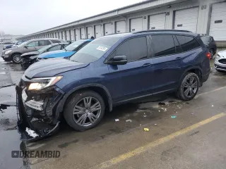 2022 Honda Pilot Sport with VIN 5FNYF6H32NB046747, listed as a Copart auction lot 84140394 with 77,885 mi miles and Salvage Title. Bid and sale history available at carsss.com. Image 1.