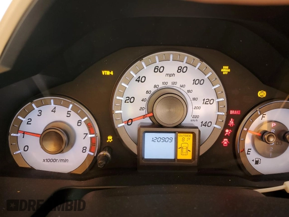 2012 Honda Pilot EX-L with VIN 5FNYF4H72CB056425, listed as a Copart auction lot 53712675 with 120,909 mi miles and Salvage Title. Bid and sale history available at DreamBid. Image 9.