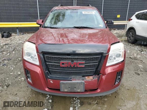 2012 GMC Terrain SLE-2 with VIN 2GKFLTE54C6282313, listed as a Copart auction lot 52798535 with 144,344 mi miles and Salvage Title. Bid and sale history available at DreamBid. Image 5.