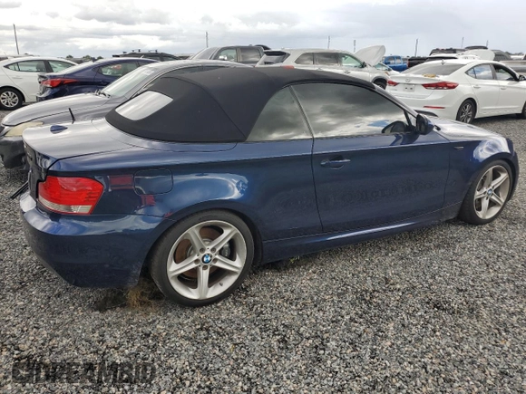 2010 BMW 1 Series 135i with VIN WBAUN9C5XAVK41242, listed as a Copart auction lot 74616664 with Not Provided miles and Salvage Title. Bid and sale history available at carsss.com. Image 3.