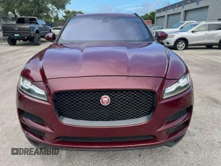 2017 Jaguar F-Pace 35t Prestige with VIN SADCK2BV2HA077734, listed as a Copart auction lot 53062845 with 75,342 mi miles and Non Repairable. Bid and sale history available at DreamBid. Image 5.
