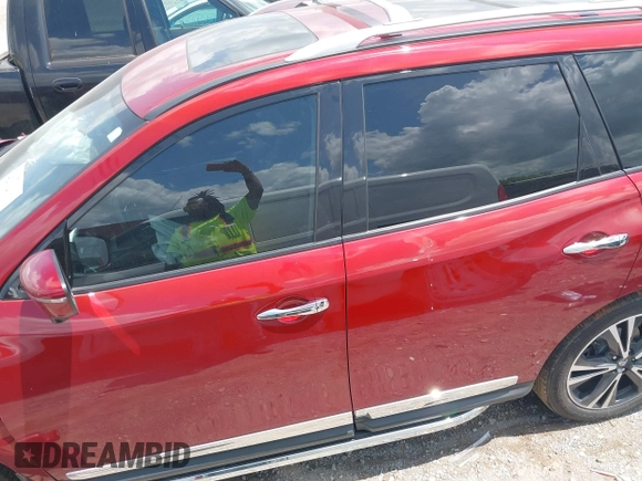 2019 Nissan Pathfinder S with VIN 5N1DR2MN7KC636291, listed as a IAAI auction lot 42094010 with 72,973 mi miles and . Bid and sale history available at DreamBid. Image 14.