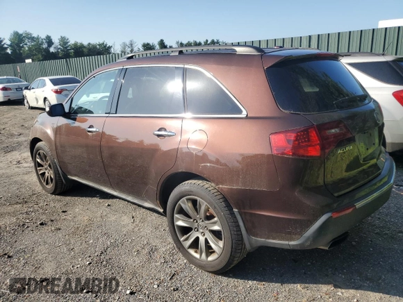 2011 Acura MDX Advance with VIN 2HNYD2H79BH000236, listed as a Copart auction lot 61029635 with 338,614 mi miles and Clean title. Bid and sale history available at DreamBid. Image 2.