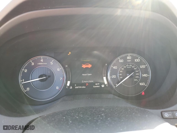 2019 Acura RDX w/Technology Pkg with VIN 5J8TC1H58KL019179, listed as a Copart auction lot 49727605 with 100,759 mi miles and Salvage Title. Bid and sale history available at carsss.com. Image 9.