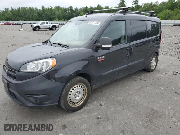2017 Ram ProMaster City Cargo Tradesman with VIN ZFBERFABXH6H30480, listed as a Copart auction lot 64974914 with 156,482 mi miles and Salvage Title. Bid and sale history available at DreamBid. Image 1.