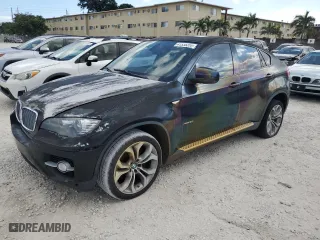 2012 BMW X6 50i with VIN 5UXFG8C57CL590839, listed as a Copart auction lot 41535255 with 60,416 mi miles and Clean Title. Bid and sale history available at carsss.com. Image 1.