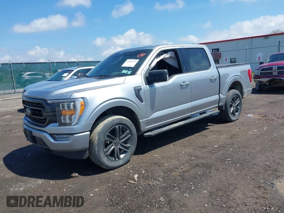 2022 Ford F-150 XL z VIN 1FTEW1EP9NFA65479, wystawiony jako IAAI lot #42165173 z przebiegiem 36 579 mil mil oraz . Historia ofert i sprzedaży dostępna na DreamBid. Obrazek 17.