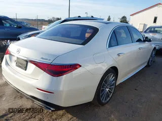 2022 Mercedes-Benz S-Class S 500 with VIN W1K6G6DB4NA125708, listed as a IAAI auction lot 41596381 with 81,102 mi miles. Bid and sale history available at carsss.com. Image 4.