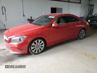 2018 Mercedes-Benz CLA with VIN WDDSJ4EB5JN588110, listed as a Copart auction lot 55221985 with 37,070 mi miles and Non Repairable. Bid and sale history available at carsss.com. Image 1.