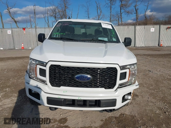 2020 Ford F-150 XL with VIN 1FTEX1EP3LKF50220, listed as a IAAI auction lot 41362614 with 37,258 mi miles. Bid and sale history available at carsss.com. Image 12.