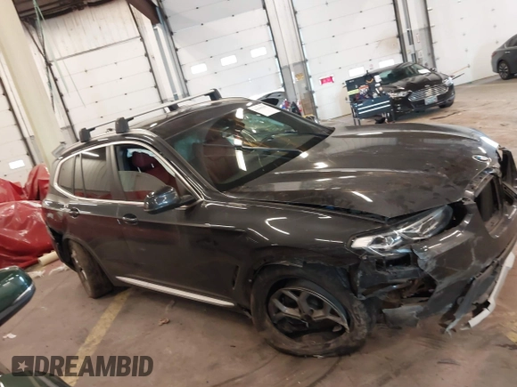 2022 BMW X3 xDrive30i with VIN 5UX53DP09N9K75829, listed as a IAAI auction lot 41646561 with Not Provided miles and . Bid and sale history available at DreamBid. Image 13.