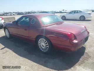2004 Ford Thunderbird Deluxe with VIN 1FAHP60A34Y110452, listed as a IAAI auction lot 41847184 with 121,161 mi miles. Bid and sale history available at carsss.com. Image 3.