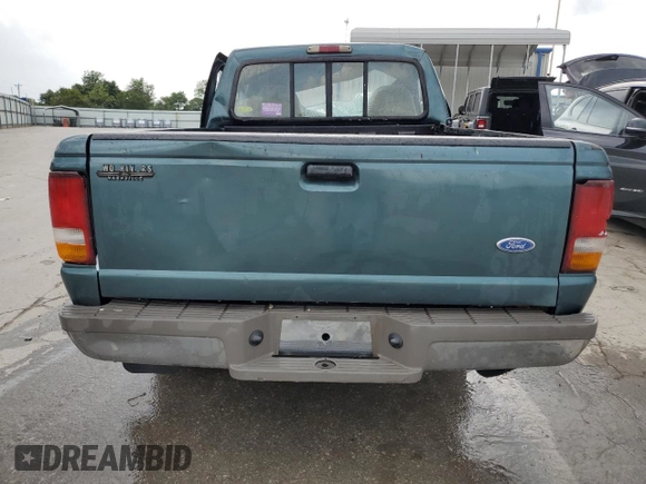 1997 Ford Ranger XLT with VIN 1FTCR10XXVUA97875, listed as a Copart auction lot 65848514 with 0 mi miles and Non Repairable. Bid and sale history available at carsss.com. Image 6.