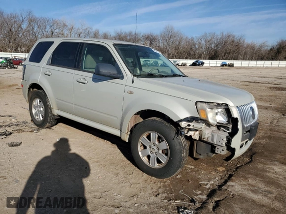 2009 Mercury Mariner with VIN 4M2CU81G69KJ06248, listed as a Copart auction lot 46681155 with 208,073 mi miles and Salvage title. Bid and sale history available at DreamBid. Image 4.