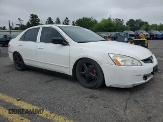 2003 Honda Accord LX with VIN 1HGCM56323A116736, listed as a Copart auction lot 61139195 with 191,426 mi miles and Salvage title. Bid and sale history available at DreamBid. Image 4.