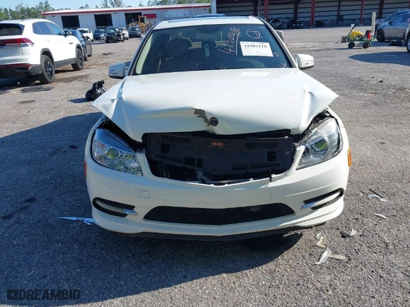 2011 Mercedes-Benz C-Class C 300 Sport with VIN WDDGF5EB1BR135724, listed as a IAAI auction lot 41905118 with 167,112 mi miles. Bid and sale history available at carsss.com. Image 6.