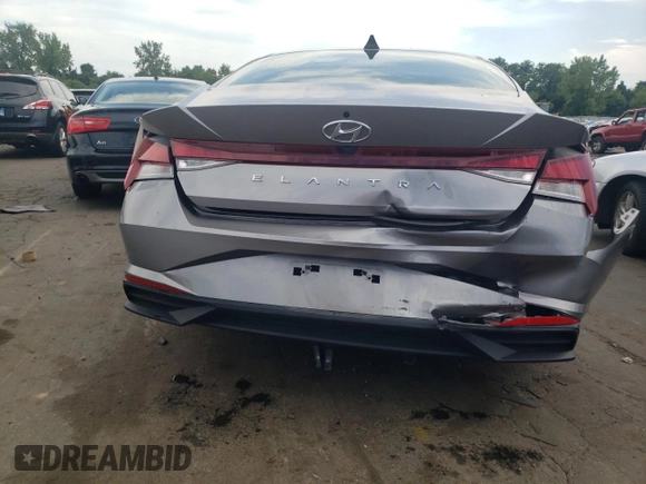 2023 Hyundai Elantra SEL with VIN KMHLS4AG9PU426312, listed as a Copart auction lot 65517284 with 26,877 mi miles and Salvage Title. Bid and sale history available at DreamBid. Image 6.