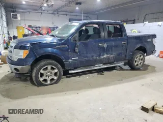 2013 Ford F-150 XL with VIN 1FTFW1ET0DFD43962, listed as a Copart auction lot 88587115 with 209,801 mi miles and Salvage Title. Bid and sale history available at carsss.com. Image 1.