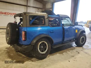 2024 Ford Bronco Outer Banks with VIN 1FMDE8BH1RLA25405, listed as a Copart auction lot 80119194 with 1,499 mi miles and Salvage Title. Bid and sale history available at carsss.com. Image 3.