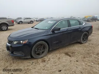 2017 Chevrolet Impala LS with VIN 2G11X5SAXH9146192, listed as a Copart auction lot 85308864 with 168,036 mi miles and Clean Title. Bid and sale history available at carsss.com. Image 1.