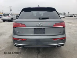 2022 Audi Q5 S line Premium with VIN WA1GAAFY0N2109689, listed as a Copart auction lot 54224605 with 111,964 mi miles and Salvage title. Bid and sale history available at DreamBid. Image 6.