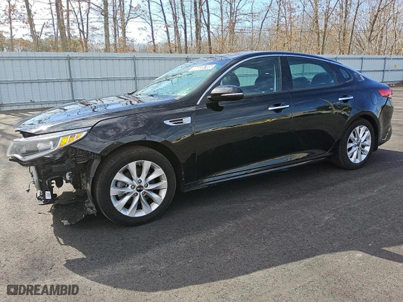 2018 Kia Optima EX with VIN 5XXGU4L34JG218636, listed as a Copart auction lot 46659785 with 161,150 mi miles and Clean Title. Bid and sale history available at carsss.com. Image 1.