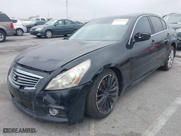 2013 Infiniti G37 Sedan Journey with VIN JN1CV6AP1DM713083, listed as a IAAI auction lot 41814476 with 1 mi miles. Bid and sale history available at carsss.com. Image 2.