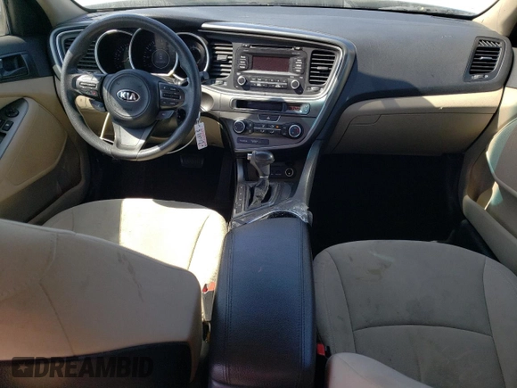 2015 Kia Optima LX with VIN KNAGM4A75F5558943, listed as a Copart auction lot 52299685 with 132,724 mi miles and Salvage Title. Bid and sale history available at carsss.com. Image 8.