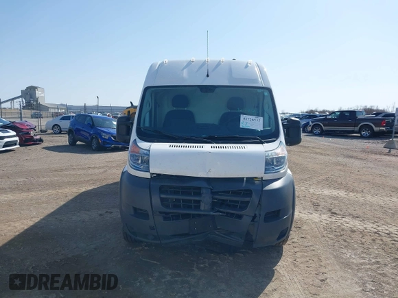 2018 Ram ProMaster Cargo with VIN 3C6URVJG0JE153588, listed as a IAAI auction lot 41726532 with 86,305 mi miles. Bid and sale history available at carsss.com. Image 12.