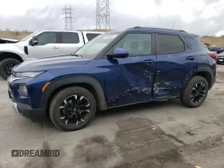 2022 Chevrolet TrailBlazer LT with VIN KL79MPS22NB144676, listed as a Copart auction lot 50636025 with 43,422 mi miles and Non Repairable. Bid and sale history available at carsss.com. Image 1.