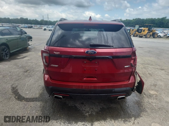 2017 Ford Explorer Sport z VIN 1FM5K8GT6HGD16306, wystawiony jako Copart lot #62382925 z przebiegiem 134 199 mil mil oraz Szkoda całkowita • Salvage title. Historia ofert i sprzedaży dostępna na DreamBid. Obrazek 6.