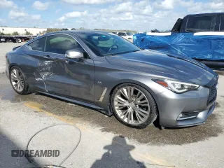 2018 Infiniti Q60 Sport with VIN JN1EV7EK8JM342142, listed as a Copart auction lot 78714604 with 100,381 mi miles and Non Repairable. Bid and sale history available at DreamBid. Image 4.