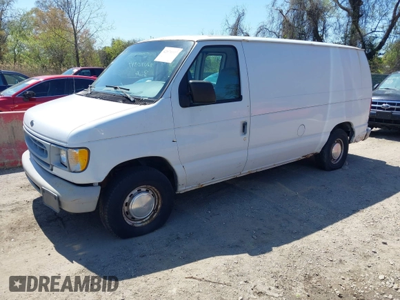 1999 Ford Econoline Cargo with VIN 1FTRE1421XHB21609, listed as a IAAI auction lot 42070347 with 103,104 mi miles. Bid and sale history available at carsss.com. Image 2.