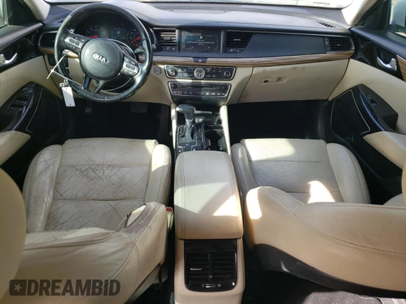 2018 Kia Cadenza Premium with VIN KNALC4J11J5105019, listed as a Copart auction lot 72257314 with 52,912 mi miles and Salvage Title. Bid and sale history available at DreamBid. Image 8.