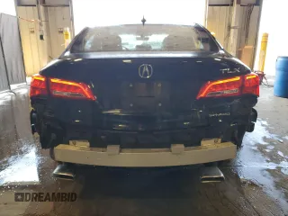2018 Acura TLX Technology with VIN 19UUB3F52JA001454, listed as a Copart auction lot 60721805 with 87,447 mi miles and Salvage title. Bid and sale history available at DreamBid. Image 6.