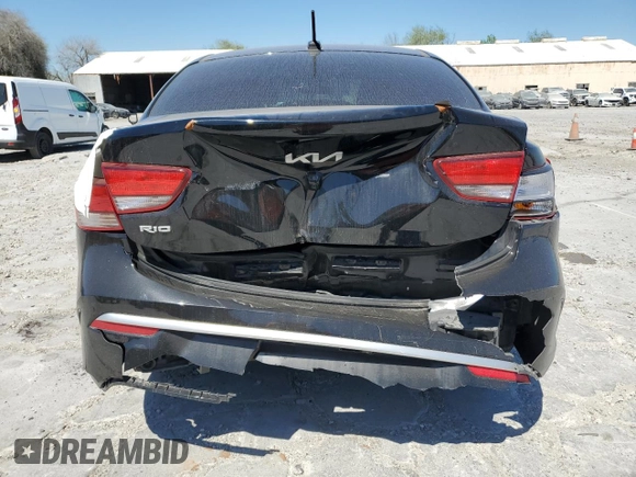 2023 Kia Rio LX with VIN 3KPA24AD8PE517281, listed as a Copart auction lot 47848175 with 35,014 mi miles and Clean Title. Bid and sale history available at DreamBid. Image 6.