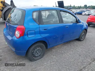 2009 Chevrolet Aveo 1LT with VIN KL1TD66E29B679088, listed as a IAAI auction lot 42606534 with Not provided miles and . Bid and sale history available at DreamBid. Image 4.