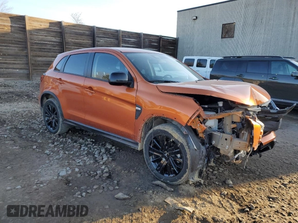 2022 Mitsubishi Outlander Sport ES with VIN JA4ARUAU1NU010842, listed as a Copart auction lot 48231265 with 16,106 mi miles and Salvage Title. Bid and sale history available at carsss.com. Image 4.