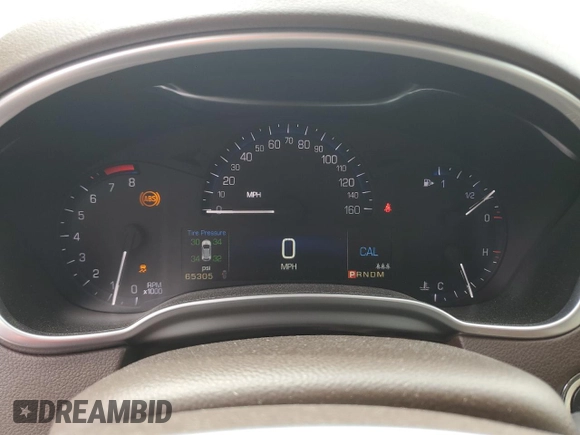 2016 Cadillac SRX Luxury Collection with VIN 3GYFNBE35GS569577, listed as a Copart auction lot 62568755 with 65,305 mi miles and Salvage title. Bid and sale history available at DreamBid. Image 9.